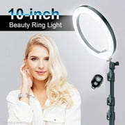 LINCO T-Shape Backdrop Stand with Green Screen & 10 Ring Light Stand Lighting Kit for TikTok