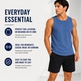 thumbnail image 5 of Men's Micro Waffle Knit Heavyweight Sleeveless Tank Top (S-3XL), 5 of 7