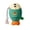 Green, variant on Squeaky Fish Dog Toy with Rope Tail for Teething Chewing Play Interactive Durable Cotton Material for Aggressive Chewers Green