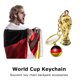 thumbnail image 3 of Llavero modelo de bandera nacional llaveros de fútbol portátiles regalos para niños (Alemania) JShteea Para Estrenar, 3 of 6