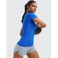 thumbnail image 4 of CRZ YOGA Seamless Workout Tops for Women Short Sleeve Athletic Tees Breathable, 4 of 5