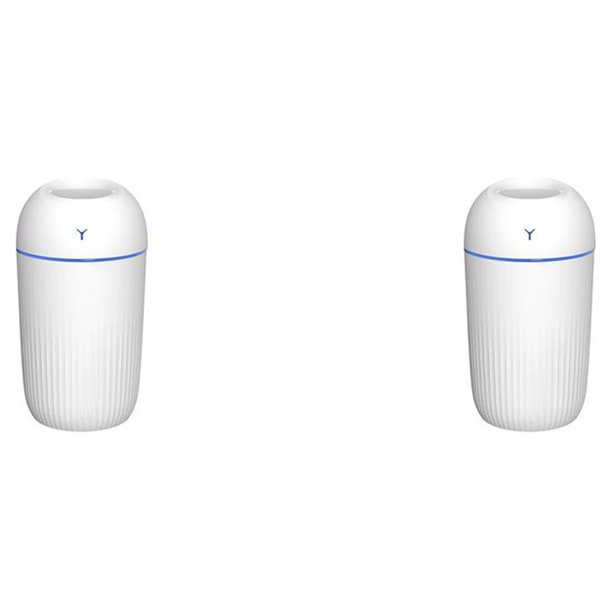 Difusor de aroma Wosthever Mini humidificador Recargable Blanco 2Conjunto