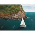 thumbnail image 3 of À seda à porto venere - Toile 36"x48 Pouces - Impression à la Demande, 3 of 5