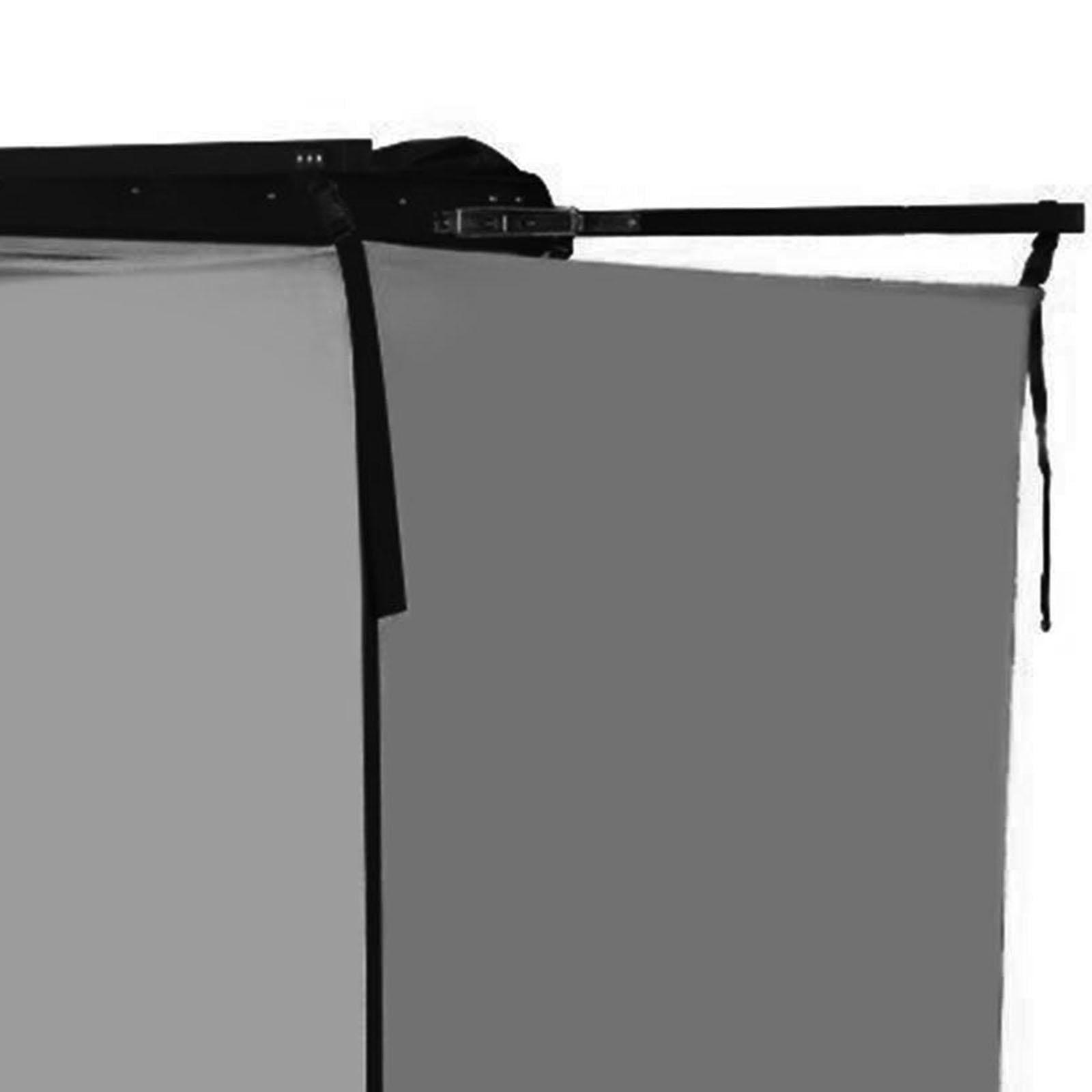 TTETTZ Vehicle Side Shower Tent,Changing Dressing Room Hiking Bathroom Overland Outdoor Toilet Stall for Long Road Trips, Van ,Beach Gray