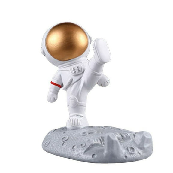 Giaone Cute Resin Astronaut Mobile Phone Holder Cellphone Stand Bracket Desktop Decor