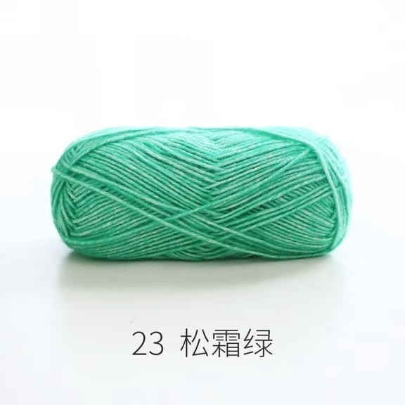 XmhyTop-A 50g Cotton Acrylic Blend Yarn Fine Soft Knitting Crochet Yarn for Handcraft DIY Projects, Machine Washable Craft Yarn,A23