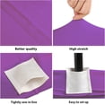 thumbnail image 2 of XmhyTop Table Covers for 6 Foot Tables, Spandex Table Covers 6ft, Deep Purple Table Cloths Rectangle 6ft for Events, Wedding, Banquets & Parties, 2 of 5