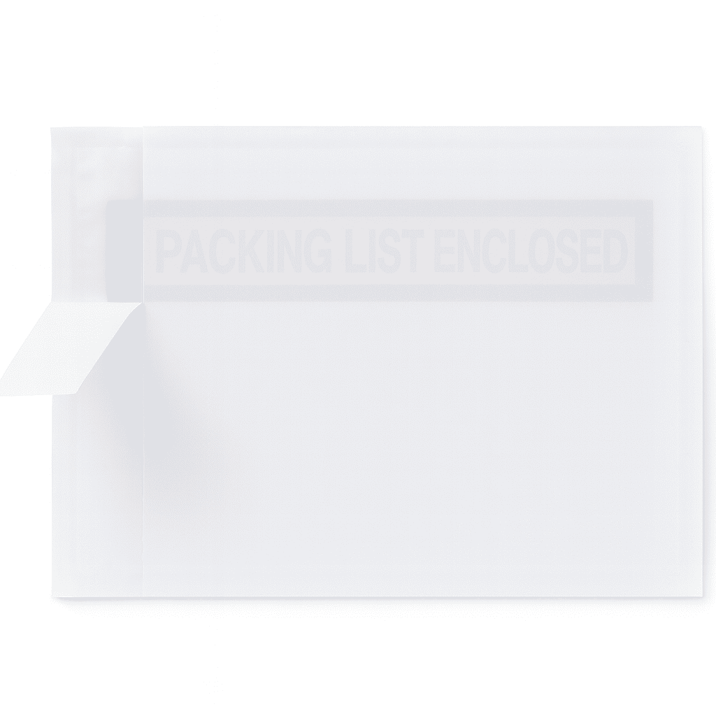 Packing List Enclosed Poly Envelopes, Self-Adhesive, 4.5 X 5.5", Printed -PLE, 500 Count