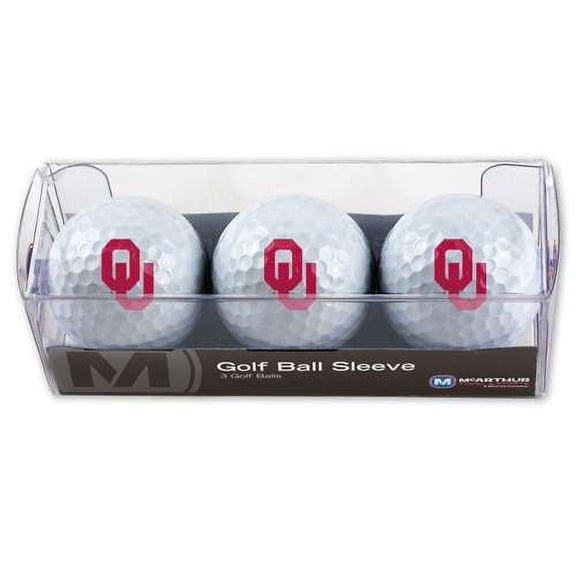 WinCraft Oklahoma Sooners Golf Balls, 3 Pack