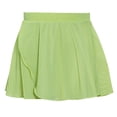 thumbnail image 3 of Girls Dance Practice Skirt Ballet Tutu with Elastic Waist and Soft Mesh Layered Performance Skirt for Ballet Training Recital and Stage, 12-14 Years, Light Green, 3 of 3