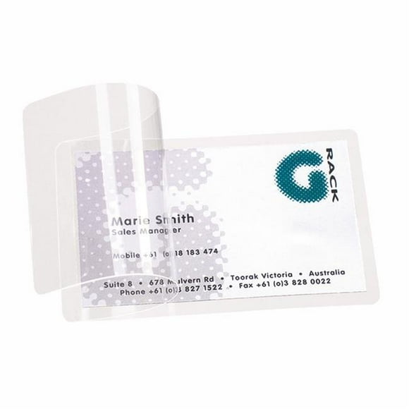 Tarifold 170-30821 0.75 x 2.62 in. Self Laminating Business Cards, 100 per Box