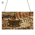 thumbnail image 3 of YAOMOBB Hanging Plaque Exquisite Front Door Sign Lanyard Design Coffee Bar Hanging Plaque with Smooth Edges 1 Piece, 3 of 6