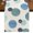 Blue, variant on Table Runners 120 Inches Long Dress Scarves, Abstract Geometric Farmhouse Coffee/Dining/Kitchen Table Runner for Living Room, Farmhouse Vintage Polka Dot Teal Blue 13x120 Inch