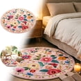 thumbnail image 1 of Soft Floral Area Rug for Living Room Bedroom Home Decorative Floor Mat Machine Washable Carpet, 1 of 7