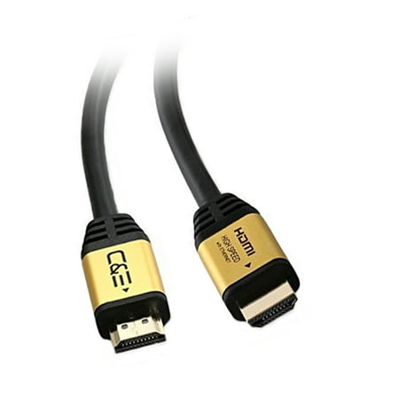 C&E 35 Feet Super High Quality HDMI Cable with Ethernet - Supports 3D, Ultra HD & Audio Return , Black, 1 (Best Quality Hdmi Cable)