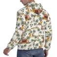 thumbnail image 3 of Hoodies for Men - Hawaiian Style Green Coconut Tree Long Sleeve Comfrt Men'S Fashion Hoodies & Sweatshirts, Sweatshirts for Men Hoodies Pullover Clothing Clothes with Pouch, 3 of 7
