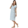 thumbnail image 2 of Casual Nights Women's Botanic Lace Short Sleeve Nightgown, 2 of 3