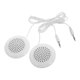 thumbnail image 2 of 2 minialtavoces portátiles con conector de 3,5 mm para reproductor de MP3, MP4 y CD, ideal para viajes y como almohada de dormir, color blanco, 2 of 8