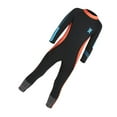 thumbnail image 3 of Traje de neopreno mono pieza para niños Traje de neopreno completo para niños de buceo modular de 2,5 mm - Protección solar UPF50 +, Traje de neopreno - Negro + naranja X XXL Baoblaze Traje de buceo de una pieza para niñas, 3 of 8