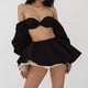 thumbnail image 1 of Top corto de verano para mujer + Mini falda manga farol conjuntos de falda corta ropa de discoteca de moda FLhrweasw Nuevo, 1 of 9