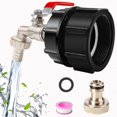 thumbnail image 1 of 1/2 Fine Leakproof Brass Ibc Tank Fittings - Ibc Tank Adapter Ibc Tank Valve For S60x6 Water Storage Tank Tap, 1 of 5