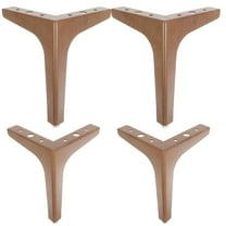 MLINS  4 Pcs Coffee Table Legs Floor Protectors for Furniture Brown