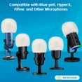thumbnail image 4 of Micrófono Pop Filter ZealSound Blue Yeti con parabrisas blanco, 4 of 7