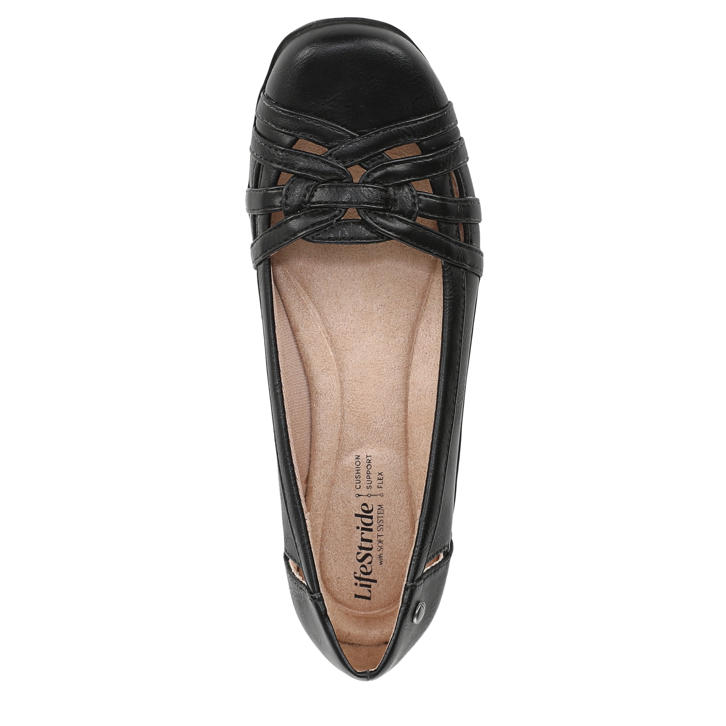 LifeStride Womens Diverse Ballet Flats, Wide Width Available