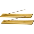 thumbnail image 1 of Varilla de incienso de madera de bambú pulida y encerada, soporte para quemador de incienso, recolector de cenizas, 23cm de largo, 2 uds. JM, 1 of 5