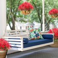 thumbnail image 5 of Morttic Artificial Fake Flowers, 12 Bundles Outdoor UV Resistant Greenery Shrubs Plants Indoor Outside Hanging Planter Home Garden Decor (Red), 5 of 7