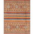 thumbnail image 1 of Ahgly Company Indoor Rectangle Abstract Light Copper Gold Abstract Area Rugs, 8' x 10', 1 of 6
