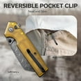 thumbnail image 3 of CIVIVI Amirite Pocket Folding Knife with 3.48" Damascus Button Lock Knife C23028-DS1, 3 of 7