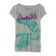 thumbnail image 1 of Aeropostale playera adornada de ajuste relajado para mujer, blanco, pequeño Aeropostale Camiseta adornada, 1 of 2