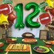 thumbnail image 3 of Set de decoración para fiestas de cumpleaños con temática de fútbol con globos, 3 of 7