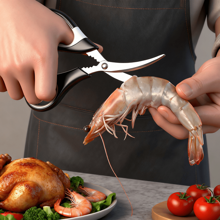 oannao 3-Pack Heavy Duty Kitchen Scissors Stainless Steel photo 2