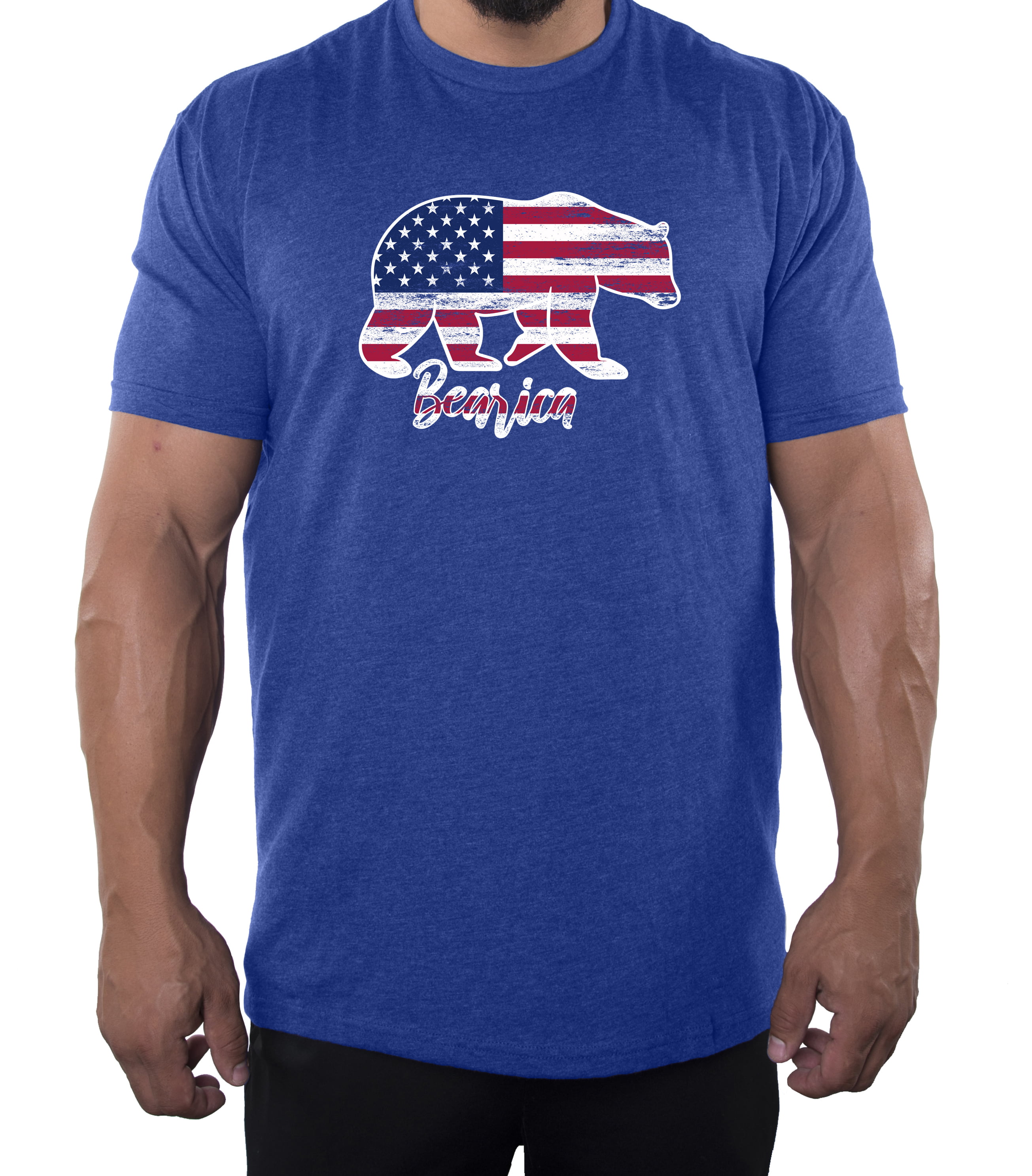 American Pride Men's Graphic T-Shirt I Support American Oil From American Soil Americana