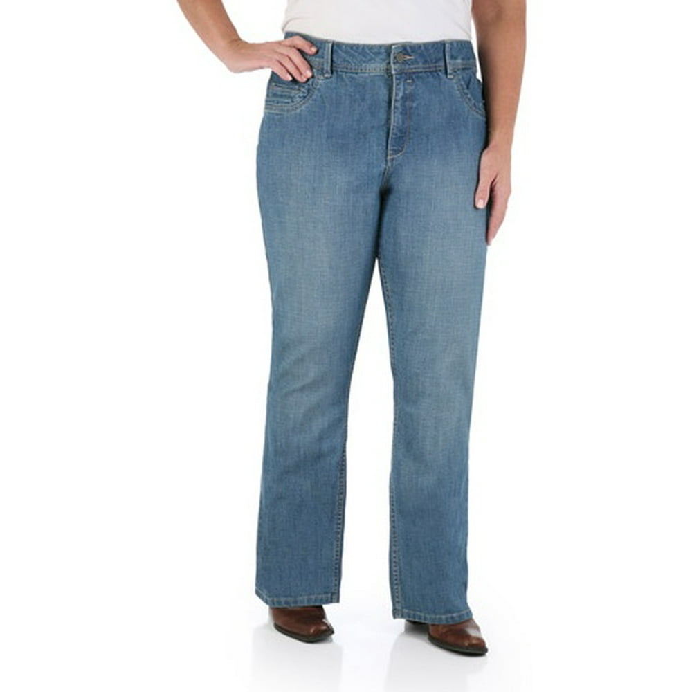 Lee Riders - Womens Plus-Size SlimNet Slimming Bootcut Jeans - Walmart ...