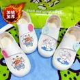 thumbnail image 2 of Sanrioed-zapatos de lona gruesa My Melody Cinnamoroll Kuromi para niños, calzado informal de suela suave Kawaii, cómodos, color blanco, regalo para niños, 2 of 5