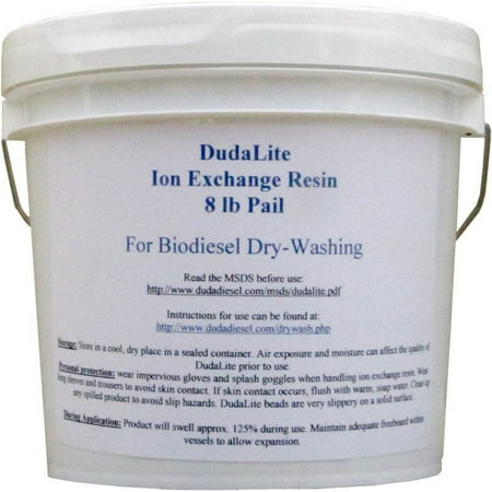 8 lb DW-R10 Ion-Exchange Resin Like Purolite PD206 & Amberlite For Biodiesel ...
