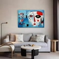 thumbnail image 5 of Abstract Art Modern Decorative Painting Abstract Painting Framed Canvas Poster Bedroom Decor Sports Landscape Office Room Decor Gift,Frame-style,24x36inch(60x90cm), 5 of 8