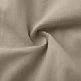 thumbnail image 7 of Fgvctg Pants for Women Flowy Wide Leg Linen Pants Elastic Waist Summer Drawstring Palazzo Long Trousers Travel Beach Lounge Loose Outfit with Pockets Khaki 2XL, 7 of 7