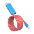 thumbnail image 3 of Accesorios de cable adaptador compatible con HDMI de tipo C a 4K para interruptor (azul rojo), 3 of 4