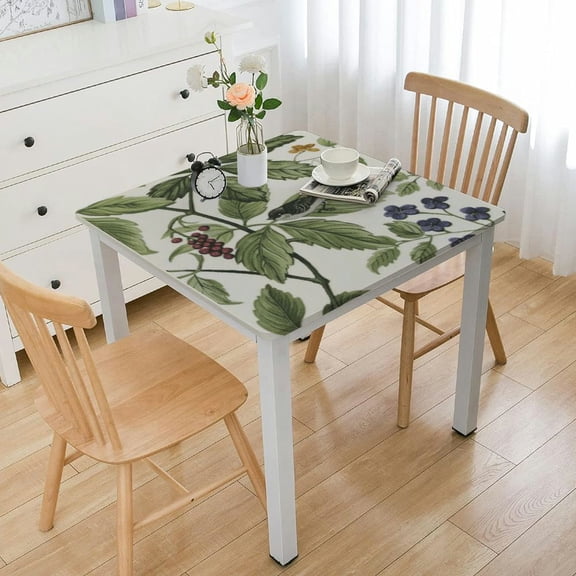 BANET Tablecloth Square, Table Cloth,Stain Resistance Polyester Table Covers for Kitchen Dining,Small Tablecloth for Parties white