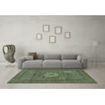 thumbnail image 3 of Ahgly Company Indoor Rectangle Abstract Light Blue Modern Area Rugs, 2' x 4', 3 of 4