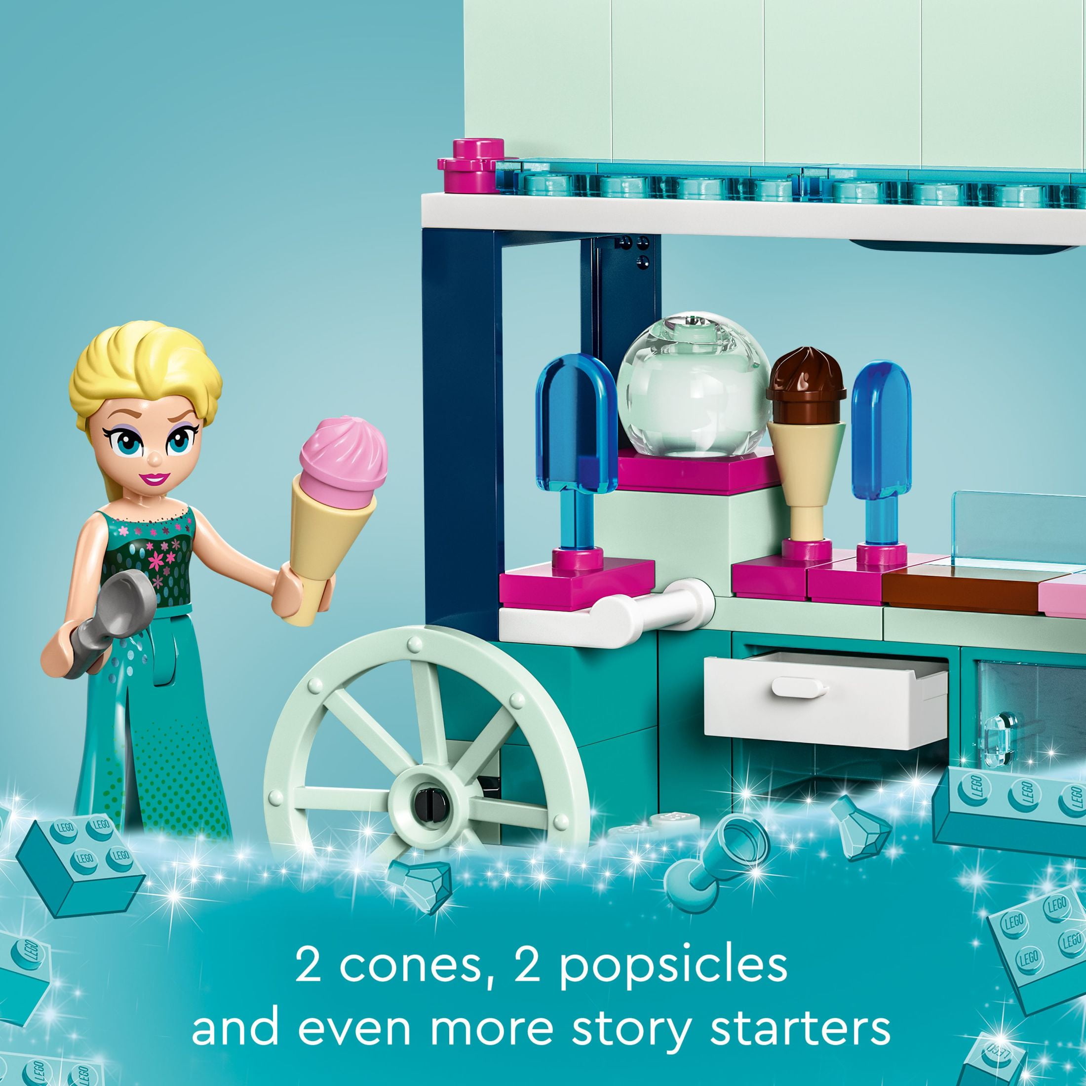 LEGO Disney Frozen Elsa s Frozen Treats Building Set Includes Elsa Mini Doll and a Snowgie Figure Elsa Toy Makes a Fun Gift for Girls and Boys who Love Frozen Toys Disney Princess Doll