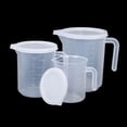 thumbnail image 3 of 1Pcs Plastic Liquid Measuring Cup Jug Pour Spout Surface With Lid Measuring Tool, 3 of 8