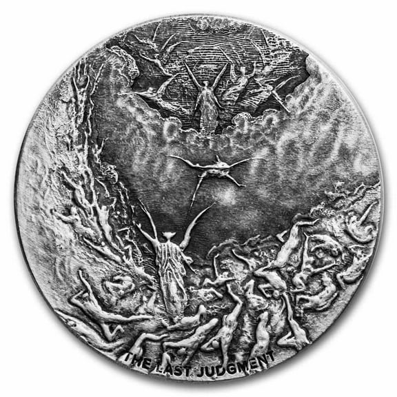 2024 2 oz Silver Coin - Biblical Series (The Last Judgement)