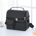 thumbnail image 4 of Bolsa Nevera Bolsa de almuerzo portátil con aislamiento de doble capa, bolsa de almuerzo para acampa CACAGOO Bolsa Nevera, 4 of 7