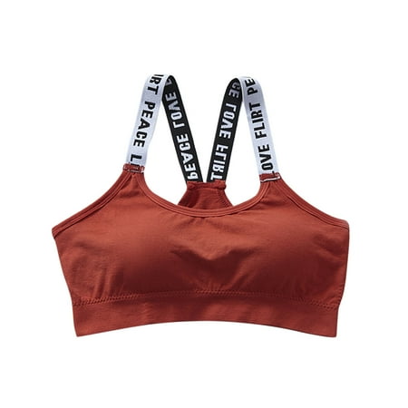 Women Sexy Sports Bra Tops A New Day Tops for Women For Gym Top Fitness Yoga Female Pad Sportswear Vest Tank Tops Sport Push Up Bralette 3 Pk Compression Shirt 5xl Tops for Women