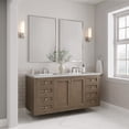 thumbnail image 5 of James Martin Vanities 305-V60d-3Af Chicago 60" Free Standing Or Wall Mounted Double Basin, 5 of 7